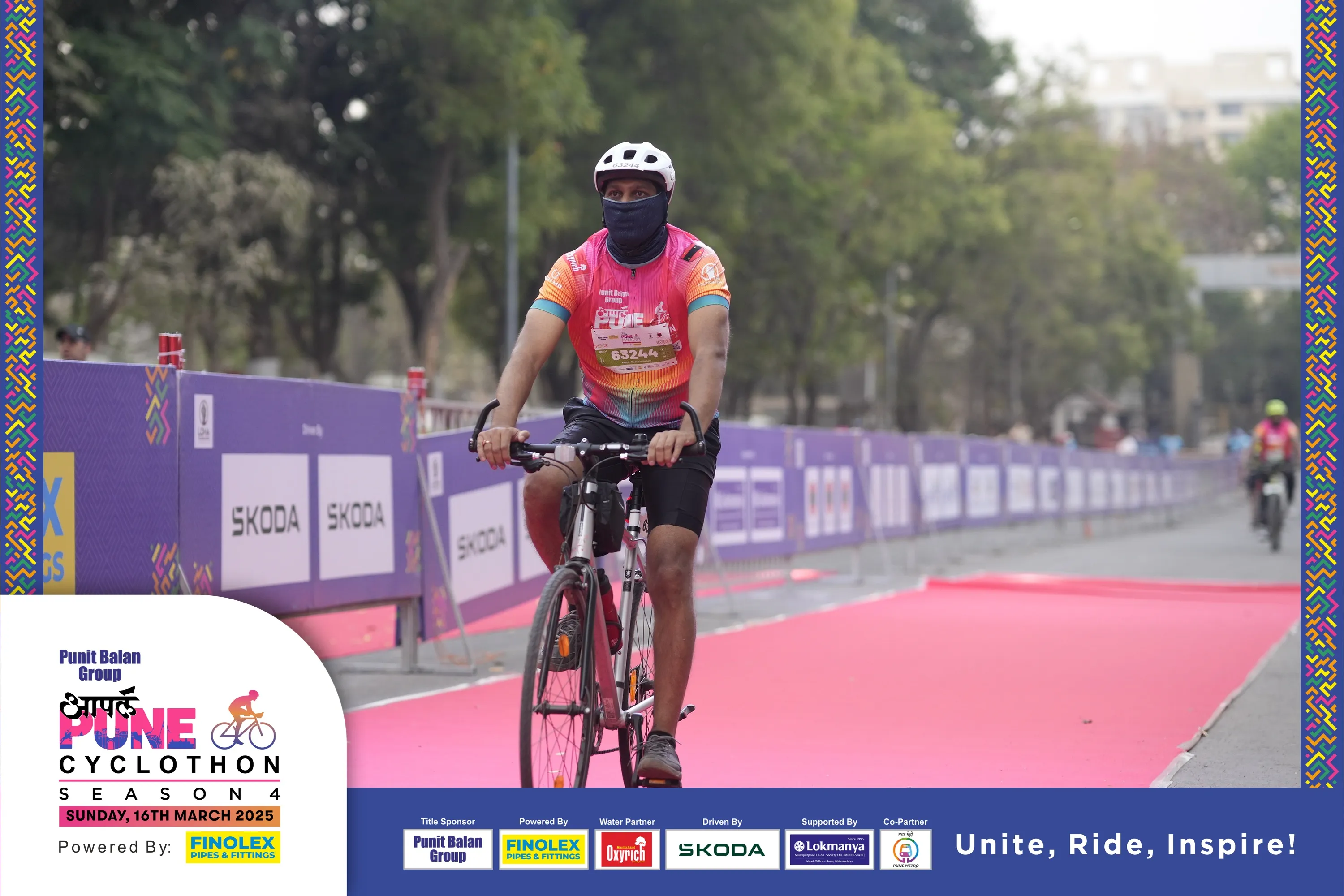 Pune Cyclothon Finish Line
